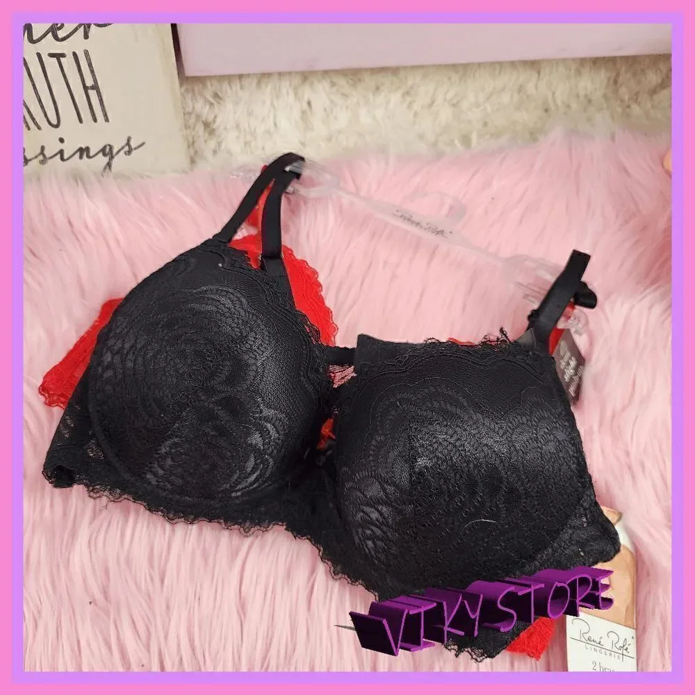 NWT Chic Comfort: {Rene Rofe} 2 Bras Set (36C) NWT - Picture 1 of 6